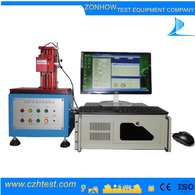 push key button pressing curve testing machine