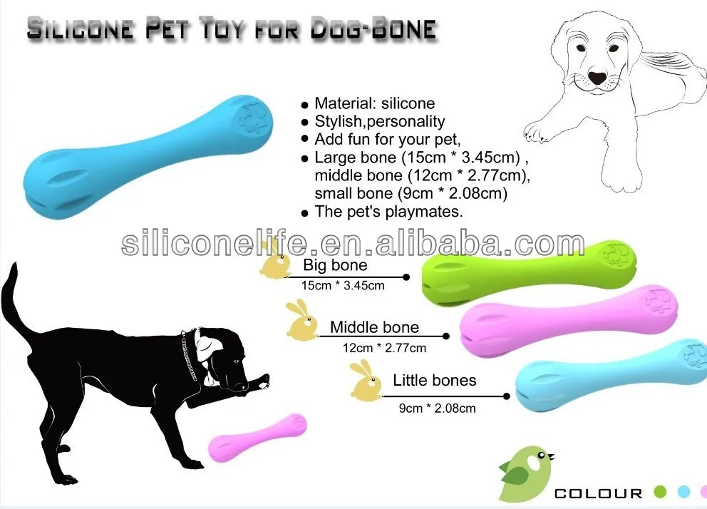 Popular Dog Toys Silicone Rubber Bone For Pet Chew Toys Buy Silicone Pet Chew Toys,Silicone