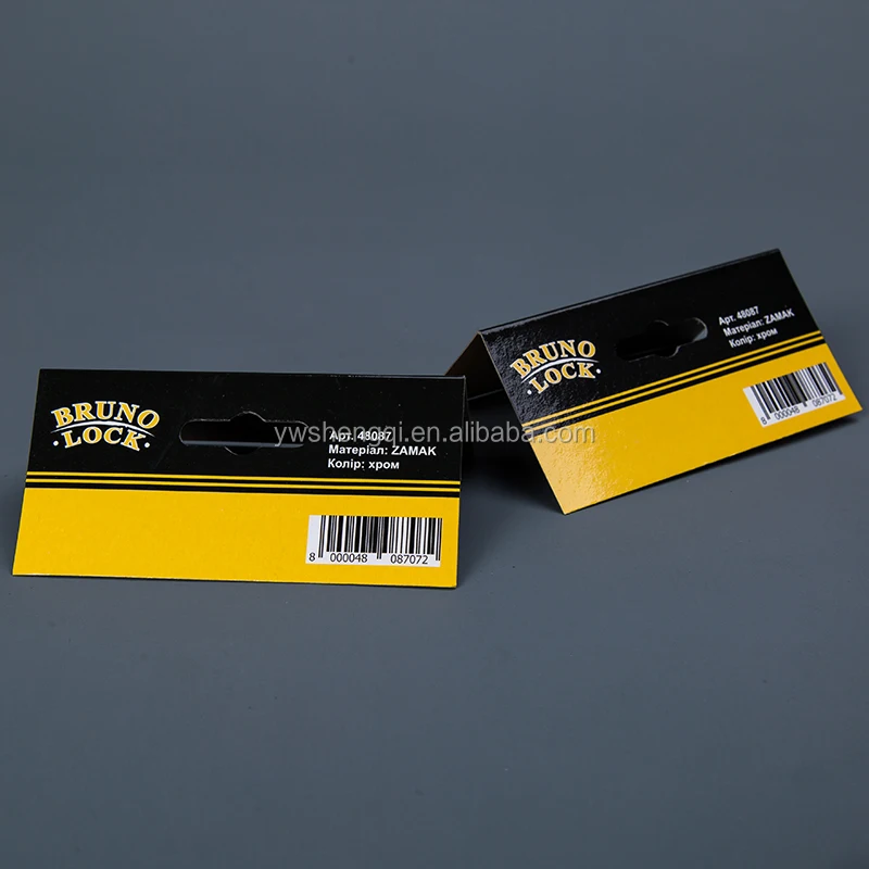 header cards for packaging