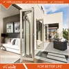 Luxury high quality modern house curtain wall aluminum door smart bi fold door