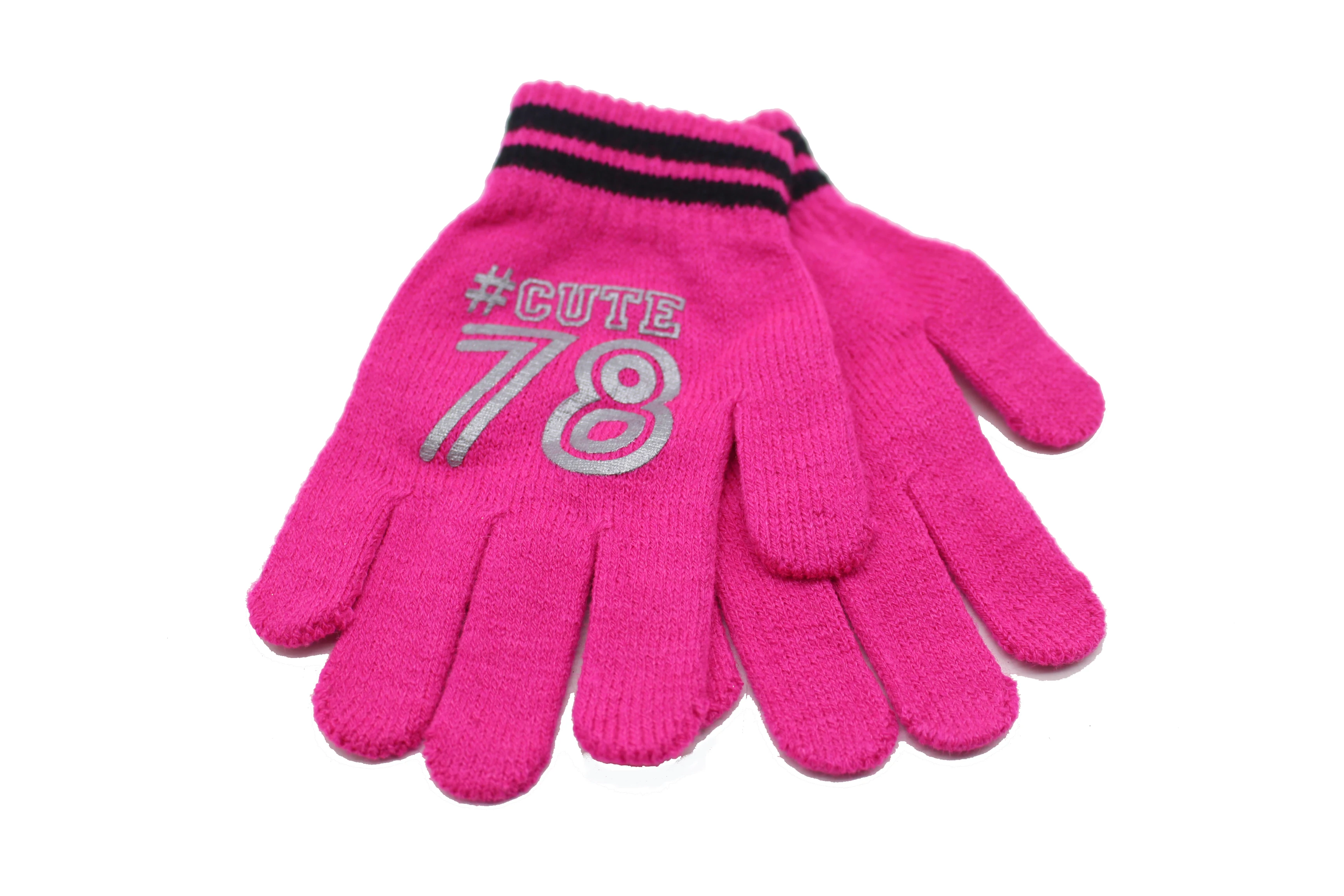 Wholesale Accept Oem Full Fingers Customized Knitted Winter Gloves