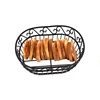 Factory manufacture scroll shape metal wire home kitchen bread basket