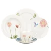 New design custom logo Spring series ceramic dinner set tableware for restaurant