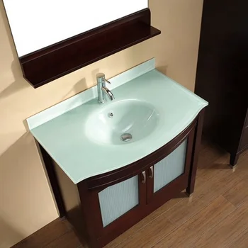 North American Tempered Glass Countertop Bathroom Vanity Top