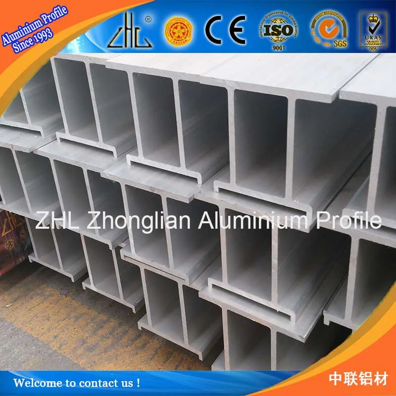 Hot! High Quality Mill Finish Aluminum I Beam,Double Support Aluminium