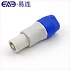 IP44 Plastic Plug Screw Blue white LED screen Plug 3 pole Lockable cable connector HP-3-FG NAC3FCB