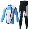 blue men sports New China custom long sleeves cycle Jersey