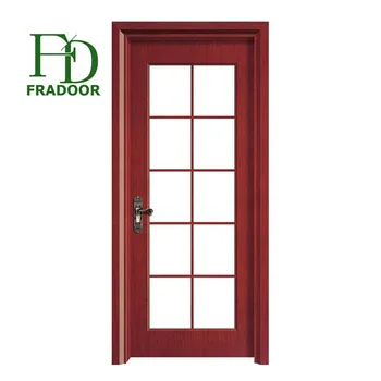 Simple Design Wood Glass Insert Wood Interior Swing Screen Door Buy Interior Doors With Glass Inserts Glass Insert Solid Wood Door Half Glass