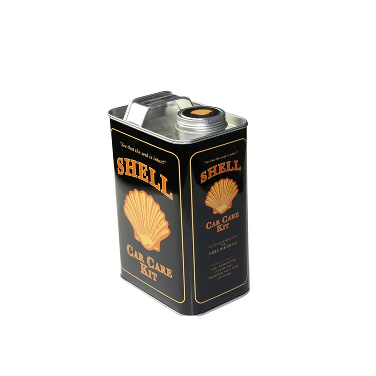 Food grade oil drum shape metal cookie tin box for food packing