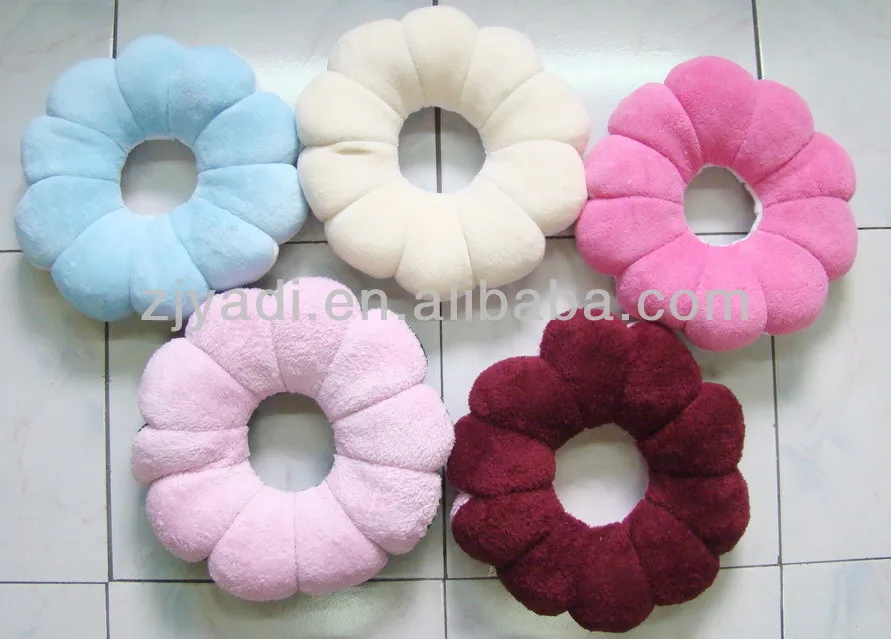 Doughnut Cushion,Twist Pillow,Neck Pillow,Versatile Pillow,Flower Microbeads Cushion Buy
