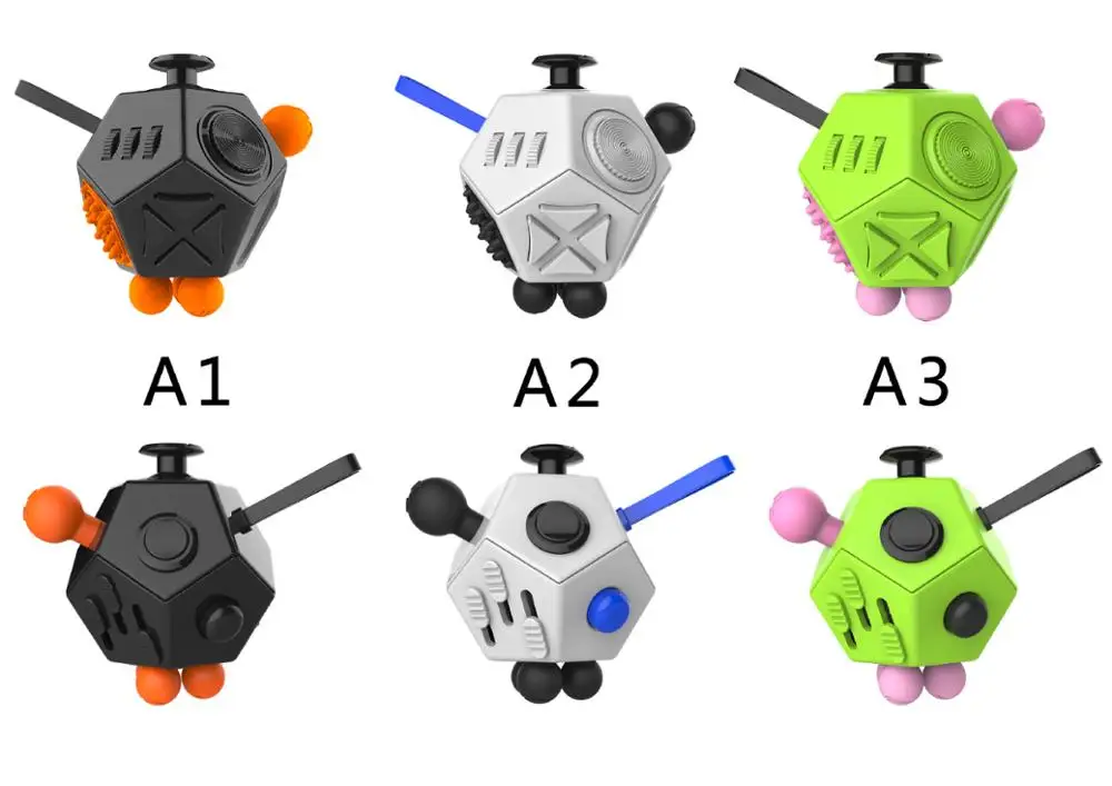 fidget cube 12 caras