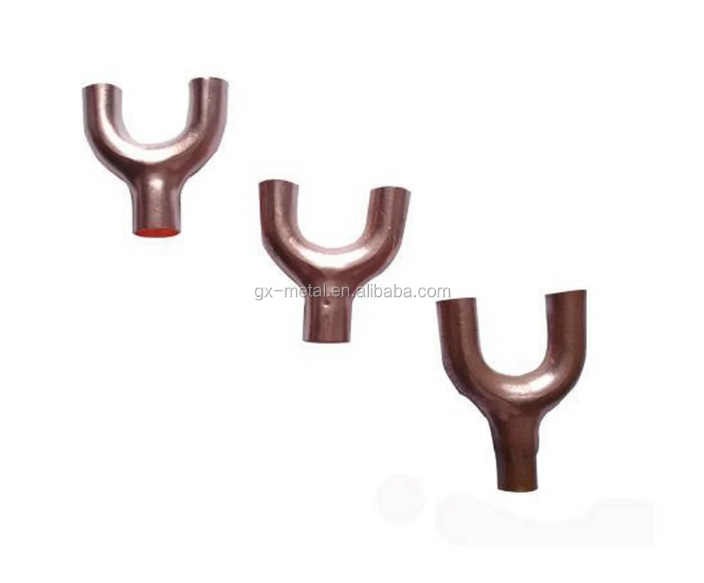 Copper Fitting Branch Pipe Copper Y Tee Buy Copper Y Tee,Pipe Y Tee