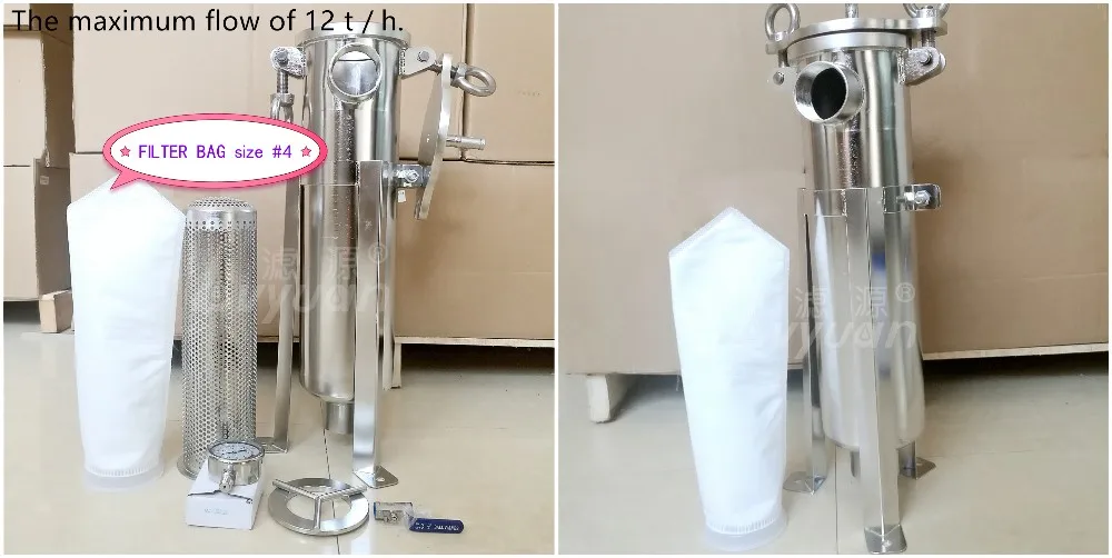 Lvyuan Newest stainless steel bag filter housing replace for sea water
