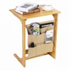 Bamboo Breakfast Tray Bedside Table For Notebook Reading