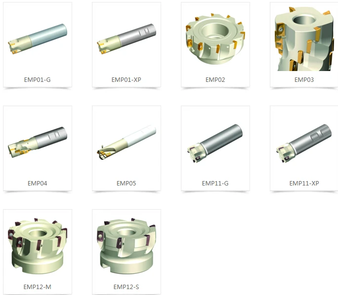 Indexable Milling Cutters Emp05025xp25,Emp05032xp32,Emp05040xp32 With Apmt11/16 Inserts