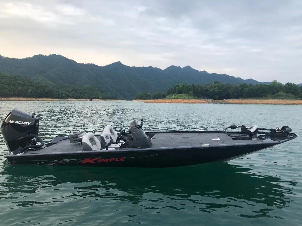 kimple z600 19ft ce aluminum bass fishing boat