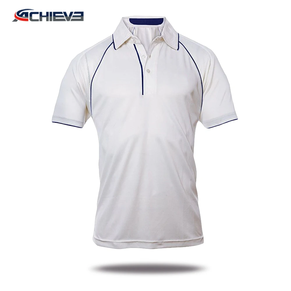 cricket jersey design white