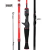 KINGDOM Micro Expert 1.5 Sections Wholesale Carbon Fiber Bass Rod Spinning/Casting 1.58 m Pole Portable Fishing Rod