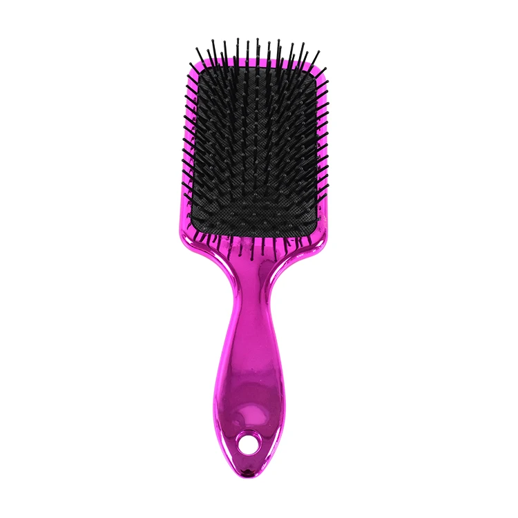 Multicolorful Cushion Paddle Rubber Hair Brush Bling Private Label Wholesale Hair Brush Buy