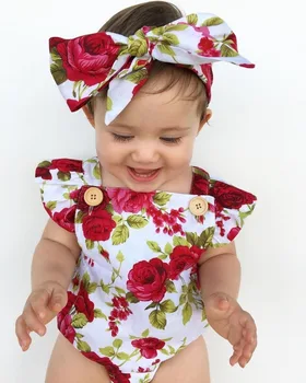 baby romper and headband