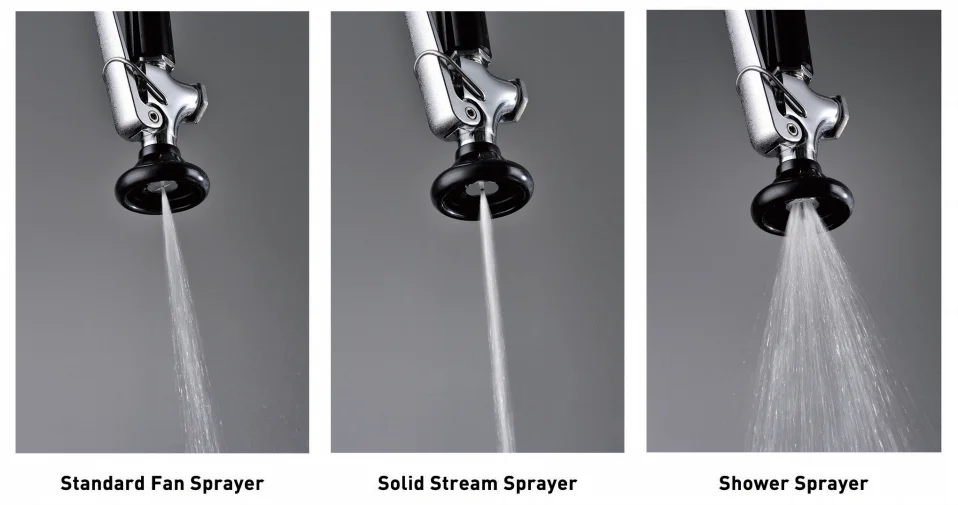 4" Deck Mounted Prerinse Spray Unit With 6" Pot Filler Spray Valve Gun