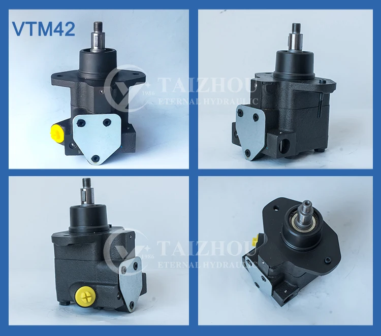 ^ China Best Quality Vickers V10 V20 V10f V20f V2010 V2020 Hydraulic Rotary Oil Vane Pump Vtm42 Steering Fixed Pump