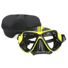 F15540/41-A TELESIN Camera Mount Diving Mask Scuba Snorkel Swimming Goggles for GoPro Hero 2 3 3+ 4 xiaomi xiaoyi camera