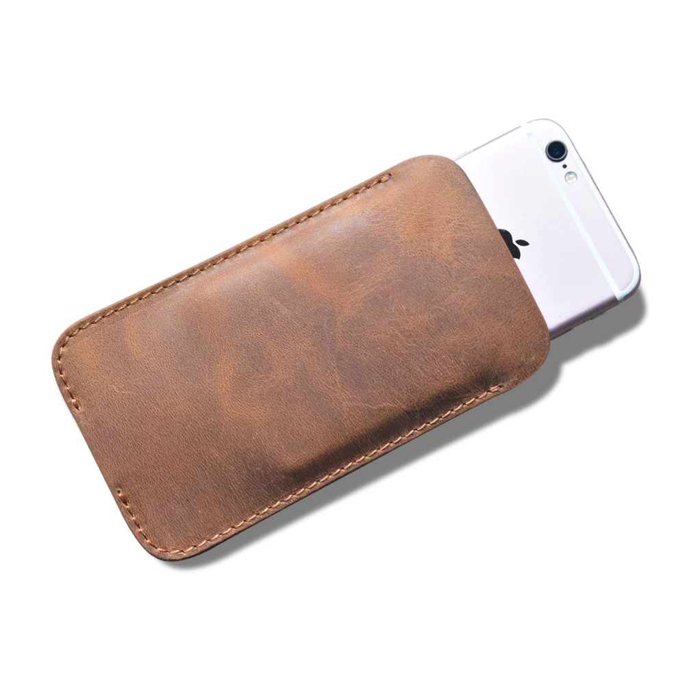 批发现代手提手机皮小袋 - buy portable cell phone leather pouch
