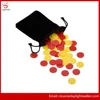 Colored Plastic Counters Counting Chips Bingo Markers with Storage Bag for Math or Games
