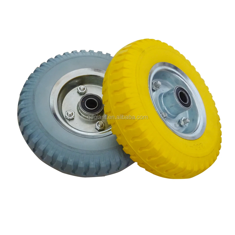 8inch small PU foam rubber wheels for trolley