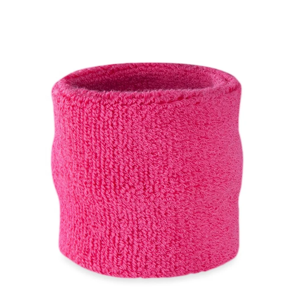 Hot Custom Cotton Terry Cloth Wristband Sweatband Man Sport Wristband