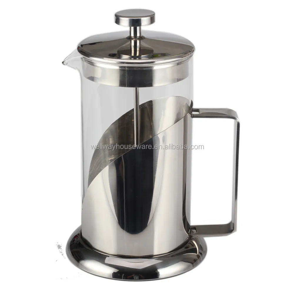 Cafetera A Presión Francesa Y Máquina De Té,La Mejor Cafetera De Prensa De  Café Con Acero Inoxidable De 18/8 Grados Y Vidrio De Borosilicato Sin  Rotura - Buy Pyrex De Té De