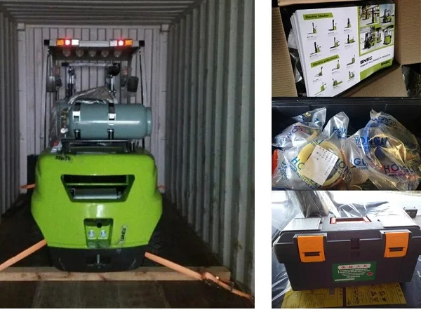 FG70 15500 LBS Gas Engine Counterbalance 7000kg Dual Fuel LPG / Petrol Forklift