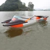 KINDLE UniqueTransparent Double Seat Clear Fishing River Canoe Jet See Through Kayak For 2 person