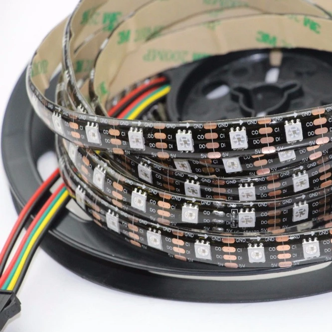 New technology chase rgb led strip 5050 300leds ws2813 full color 5v addressable chasing for cars motorcycles