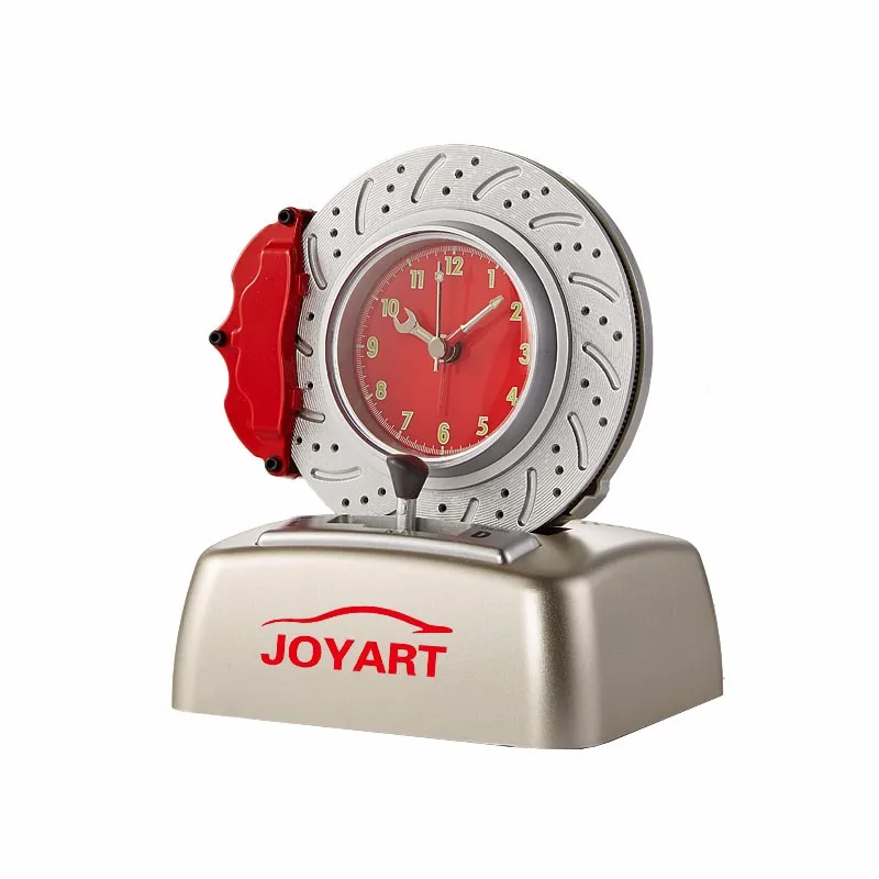 Decorative Rotating Car Tire Shape Alarm Clock On Promotion Buy Funny