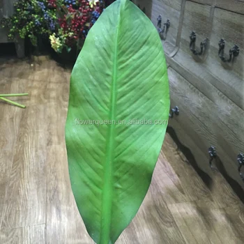 Silk Tree Leaves Fake Jungle Artificial Leaf Silk Tree Leaves Fake Jungle Artificial Leaf Decorative Banana Bulk Flower