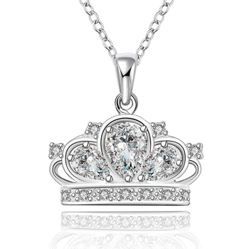 collier argent couronne collier argent couronne