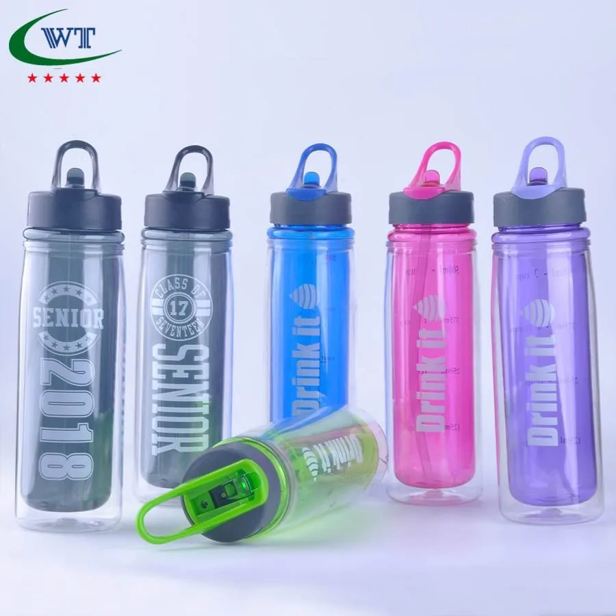 500ml Plastic Double Wall Sport Water Bottle Tritan Water Bottle - Buy ...