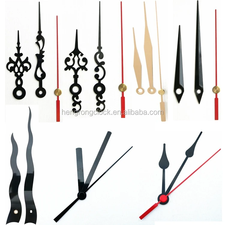 4mm Metal Clock Hands Arrows Indicator Clock Needles Luminous Hands