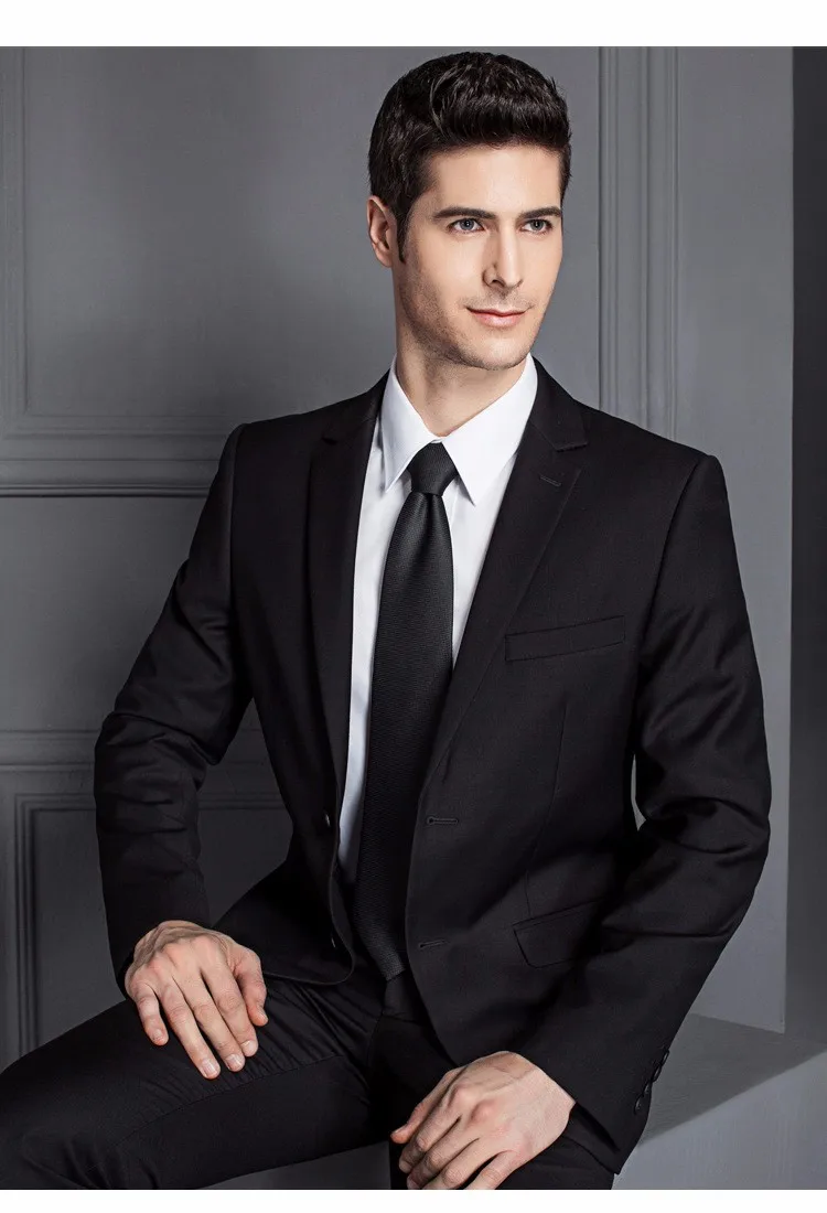 Serge Groom Wedding Formal Black Latest Design Coat Pant Men Suit Buy