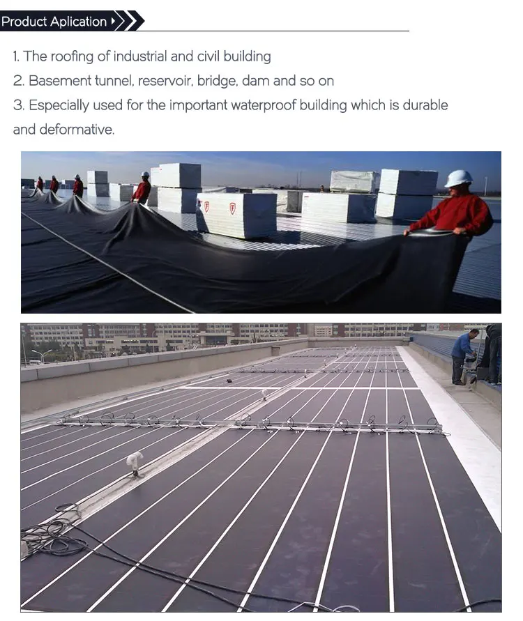 Hot-selling 2mm EPDM Geomembrane Liner with ASTM Standard Bitumen ...