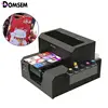 2018 newest A4 UV Printer cell phone case plastic card transparent business card metal badge sign printing machine uv flatbed