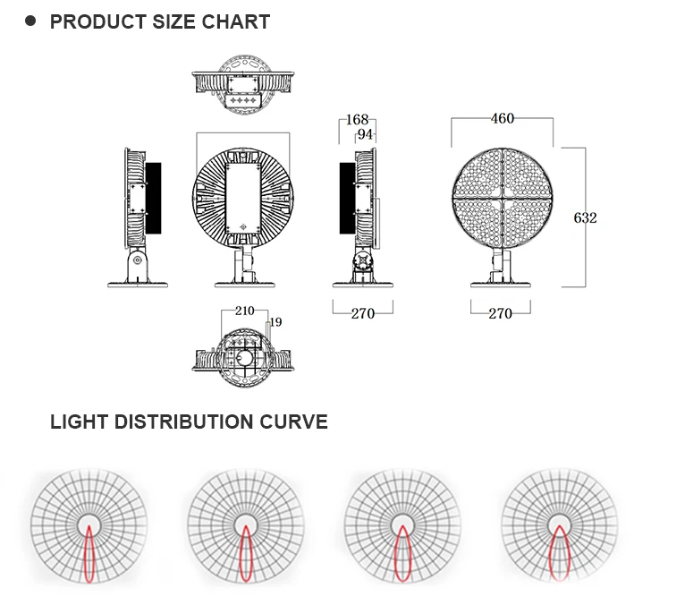 600W 1200W SMD LED Flood Light Waterproof IP66 Stadium LED Floodlights