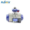 Aluminum Alloy Spring Return Double Acting Air Torque Rack and Pinion Quarter Turn Pneumatic Rotary Actuator