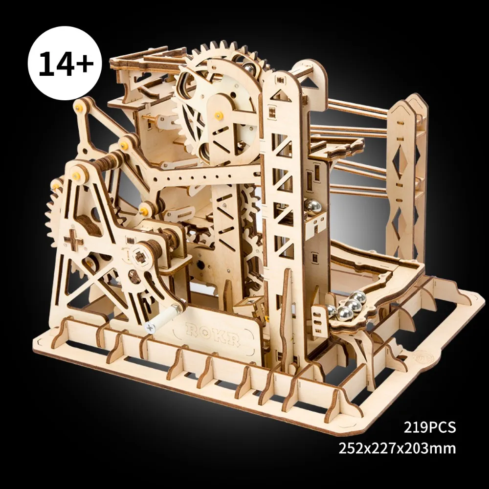 Robotime 3d Assembly Wooden Puzzle Laser-cut Mechanical Model - Buy 3d ...