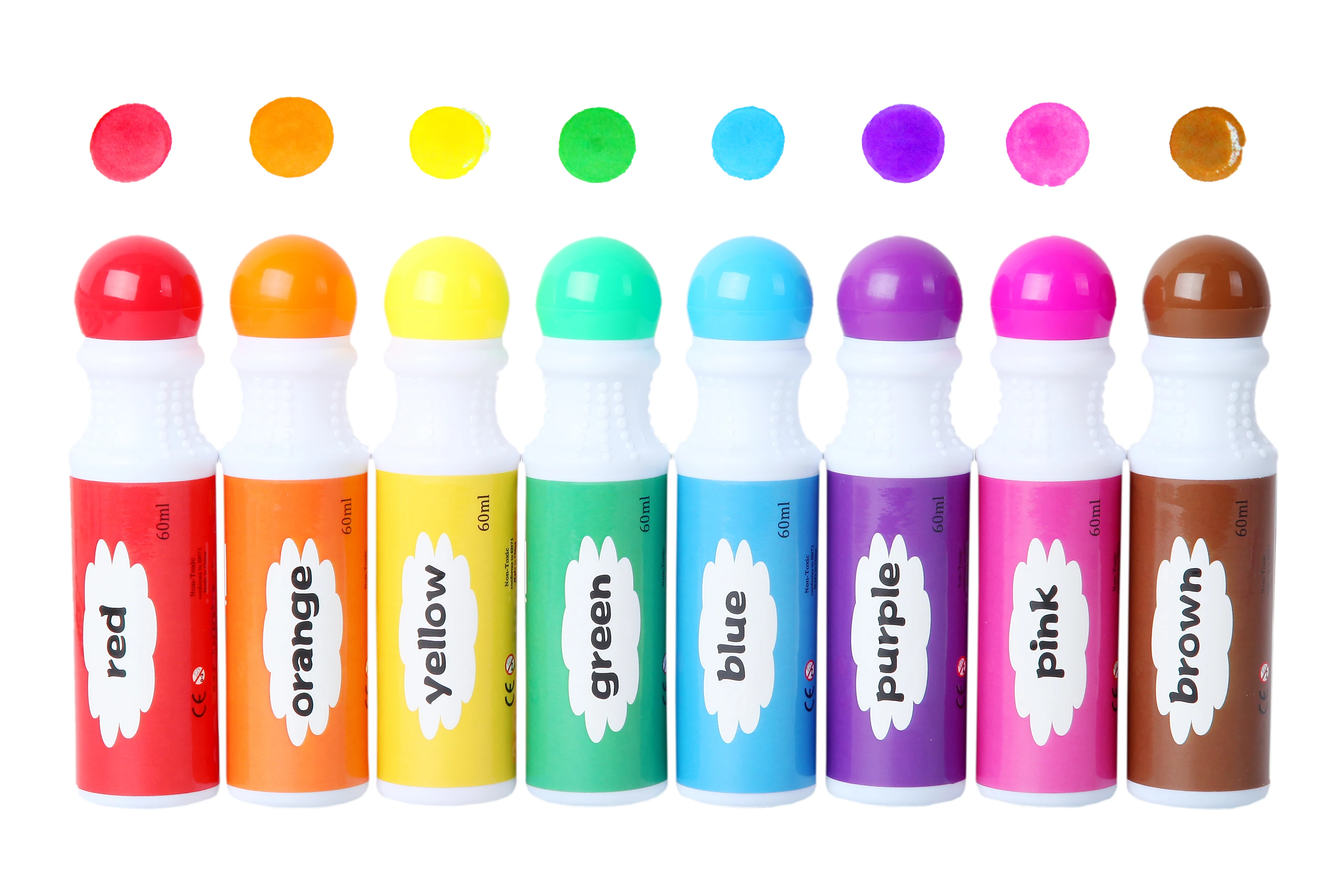 18mm Sponge Nib 24 Different Colors Dauber Marker Pen Ch2851 Pack With