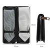 Travel essentials travel leather tie cases , cuff link / tie clips storage