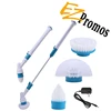 Power Spin Scrubber Automatic Cleaning Brush with 3 Brush Heads & Extension Handle