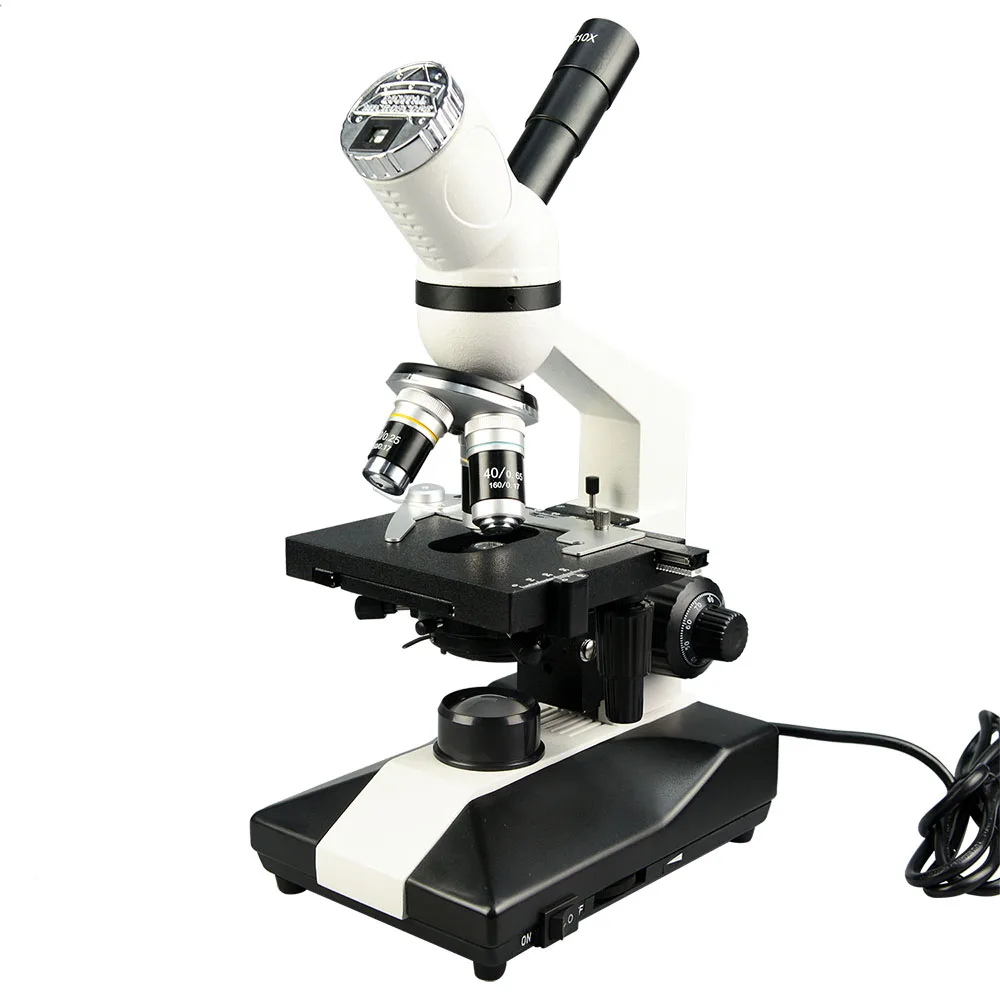 1600x Trinocular Tube Biologic Digital Microscope With 2mp Microscope ...